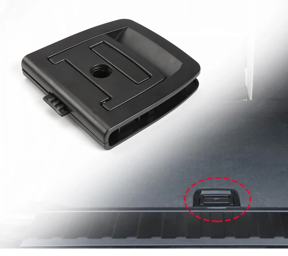 Auto Hinten Gepäck Stamm Deckel Boot Matte Boden Teppich Schalter Latch Griff Für BMW X5 X6 E70 E71 E72 F15 F16 5GT F07 51479120284 – Detail 1