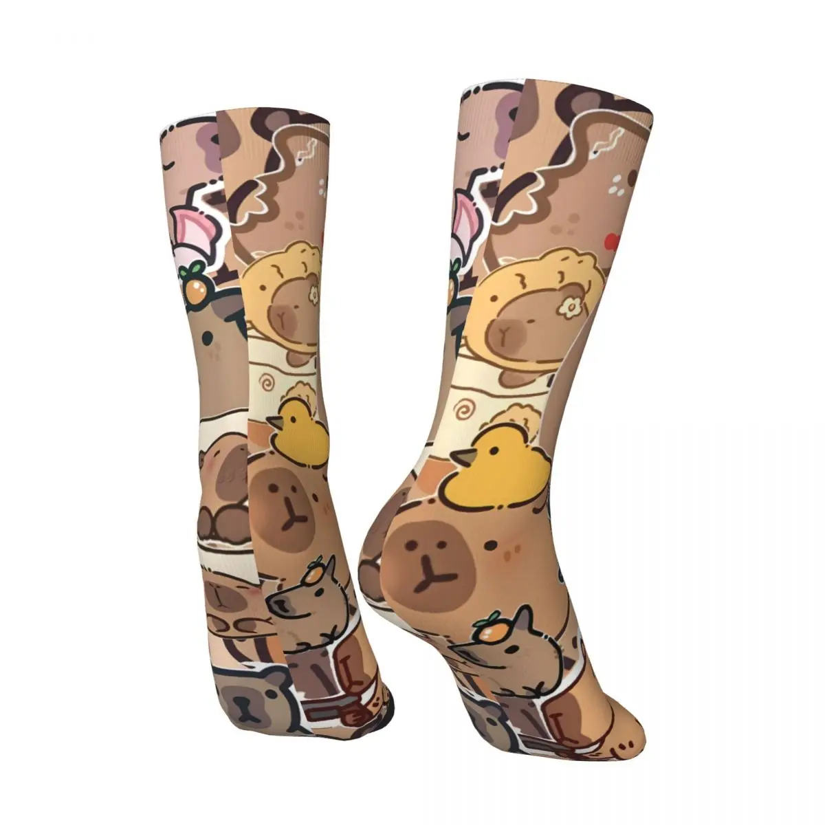 جورب كابيبارا مطبوع للرجال من البوليستر