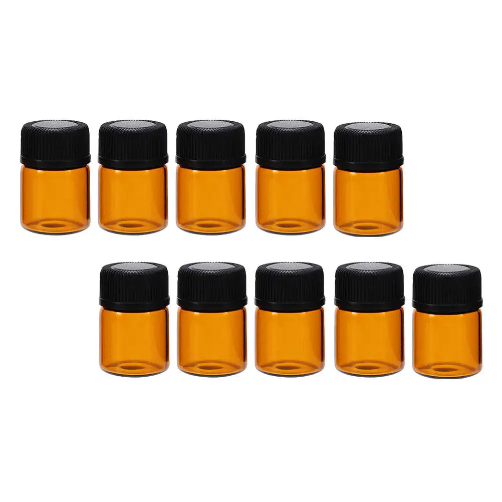 

24Pcs Mini Glass Essential Oil Bottles with Tight Seal Lids Portable Travel Vials for Perfume Colognes Natural Oils Refillable