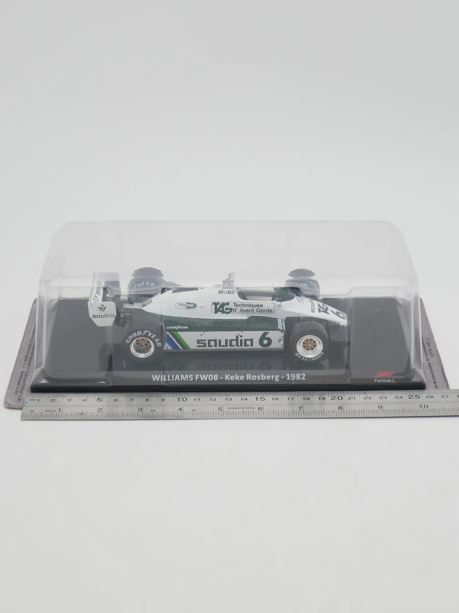 

Diecast Ixo 1:24 Scale WILLIAMS FW08 Keke Rosberg 1982 Williams F1 Car Model Alloy Car Model Collectible Toy Gift Souvenir