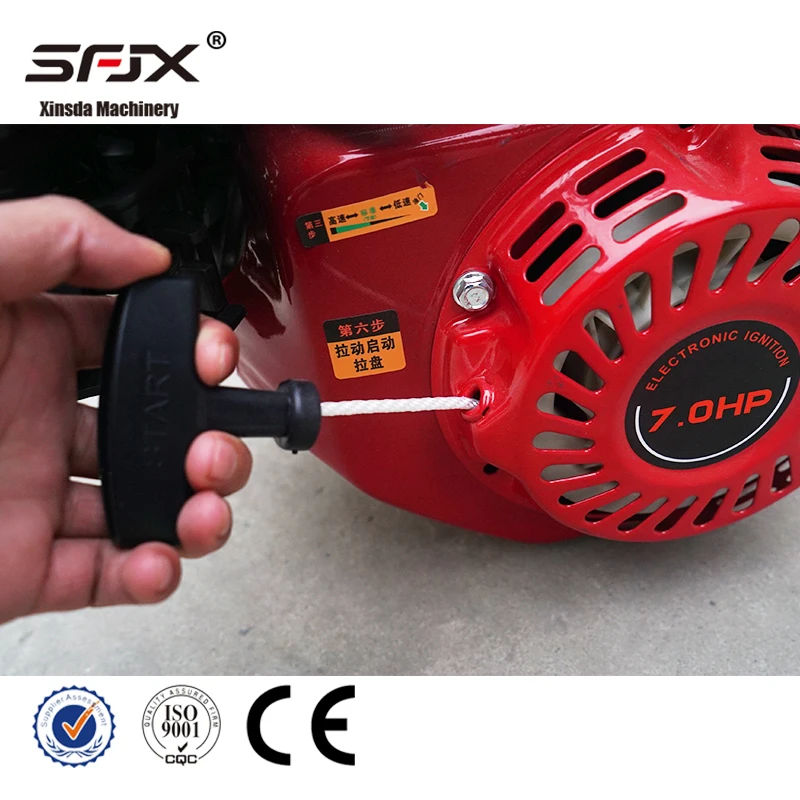 Hochwertiger GX160 GX200 5,5 PS/6,5 PS Benzinmotor