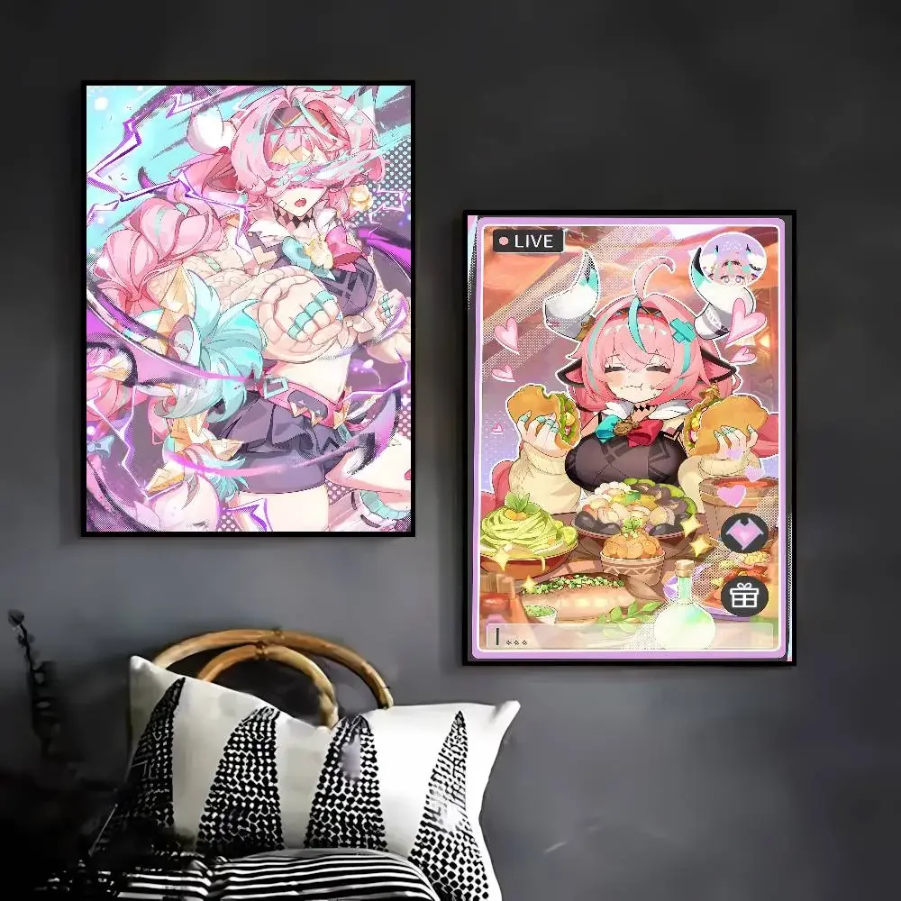 Kawaii Girl Varesa Cool Genshin Impact Game Poster HD  wall waterproof home living room bedroom bar aesthetic decoration