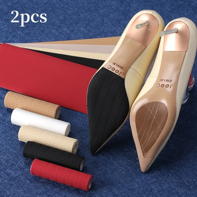 Self-Adhesive Sole Sticker For High Heels Wear-resistant Forefoot Pads Anti-slip Rubber Shoes Sole Scratch Resistant Stickers