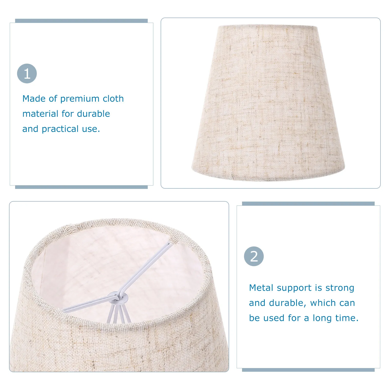 High Quality Fabric Lamp Shade Handmade Elegant Design for Living Room Bedroom Dining Room Decor Compatible with Most Lamps Lamp