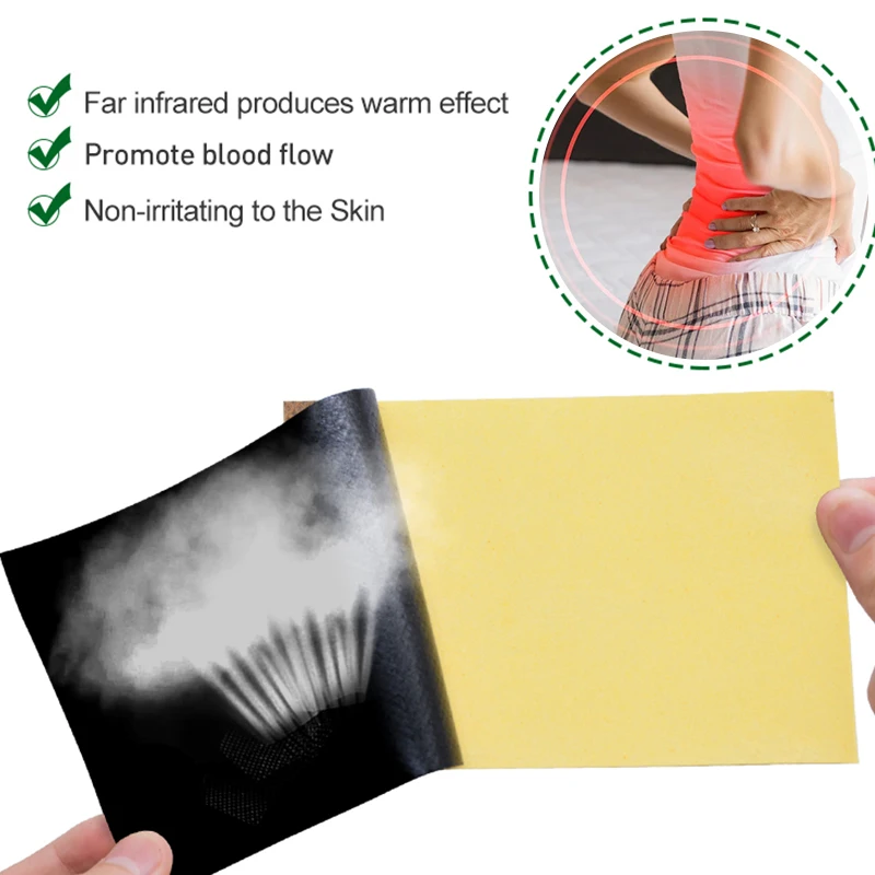 8Pcs Sciatica Nerve Patches Hipbone Pain Relief Care Heating Sticker Rheumatoid Arthritis Analgesic Medical Health Plaster