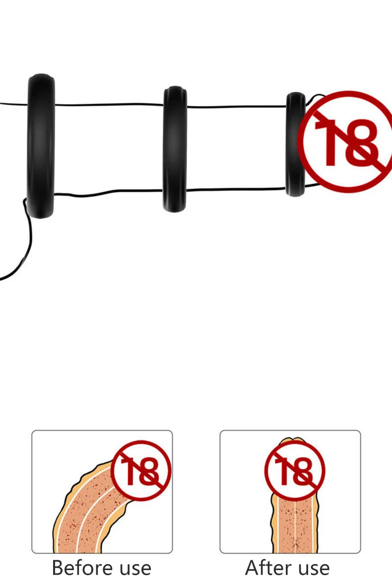 حلقة قضيب سيليكون للرجال ، تأخير القذف ، جهاز العفة ، ألعاب الجنس ، متجر الجنس للبالغين ، تكبير SM ، 3 form