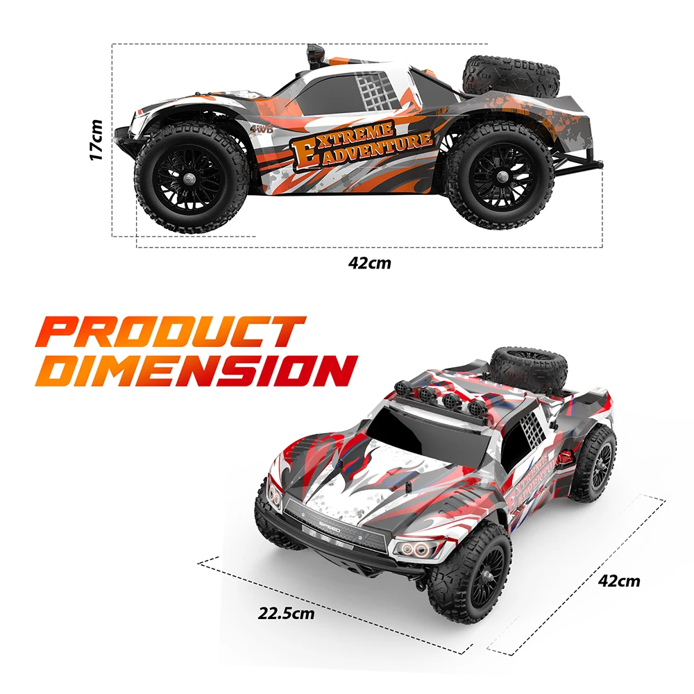 ENOZE 201E 1:10 70KM/H 2.4G RC Car 2845 Brushless 4WD Electric High Speed Off-Road Remote Control Drift VS Wltoys 104009 Toys