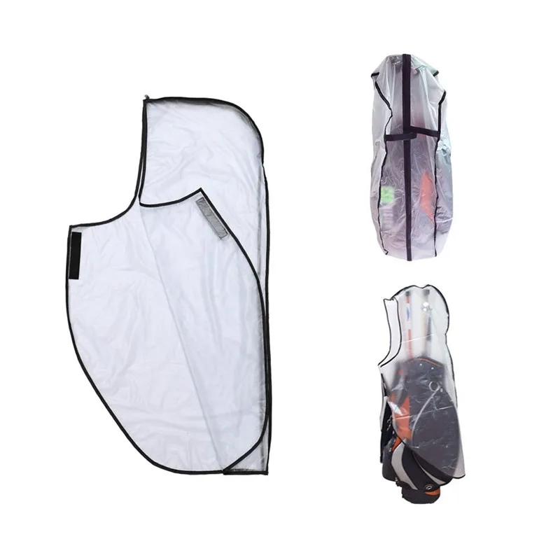 Golf Bag Cover With Zipper Waterproof Large Capacity Golf Bag Rain Cover Durable Dust Outdoor Golf Club Bag Court Supplies