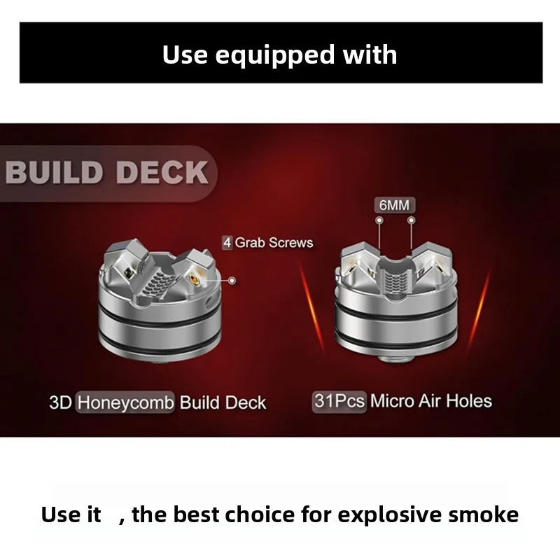 V1.5 RDA 24 atomizer tank for coils & atomizers - gallery image 2