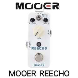 Mooer MDL2 Reecho Micro Guitar Effect Pedal Mini Digital Delay Electric Guitar Pedal True Bypass Guitar Parts & Accessories