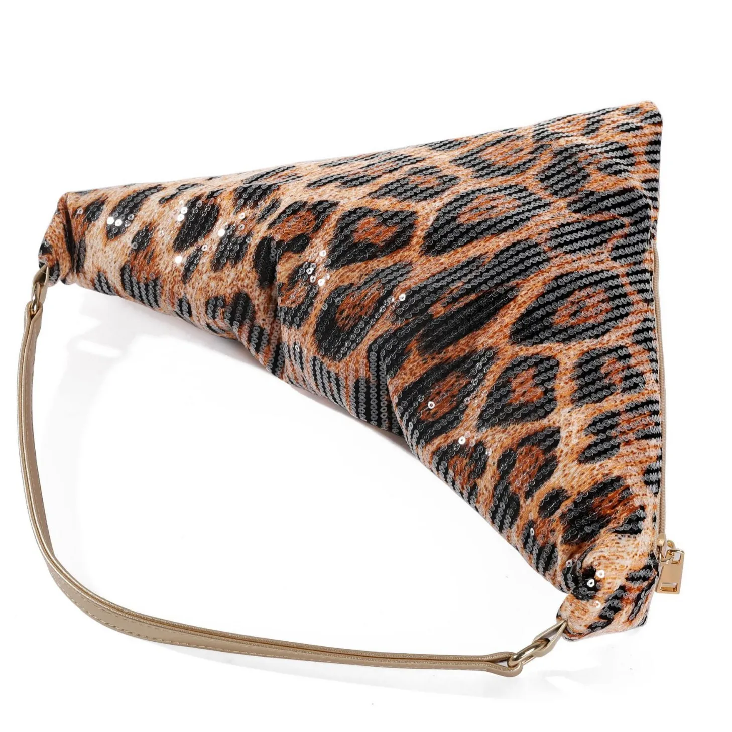 Leopard print crescent bag shoulder crossbody handbag women's 2026 spring and summer fashion trend armpit bag - view 2
