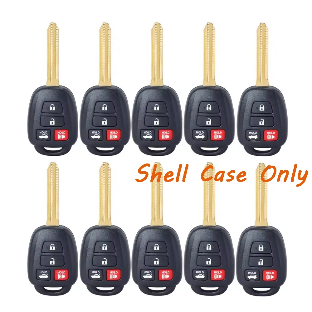

Чехол для дистанционного ключа KEYECU 10 TOY43 для Toyota Camry Corolla 2014 2015 2016 2017 2018 2019 для HYQ12BDM