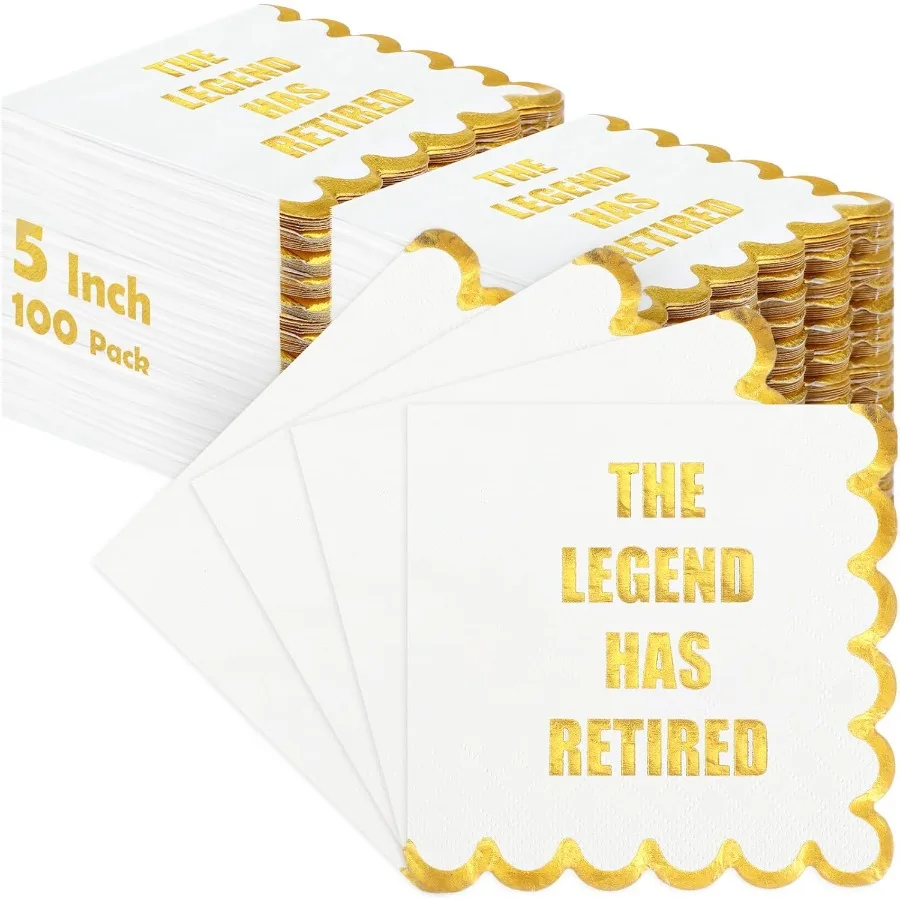 

Счастливые выживаемые бумажные тыквы The Legend Has Retired Cocktail 5x5 Ihes Одноразовые золотые кружевные тыквы с золотой фольгой для декора вечеринки