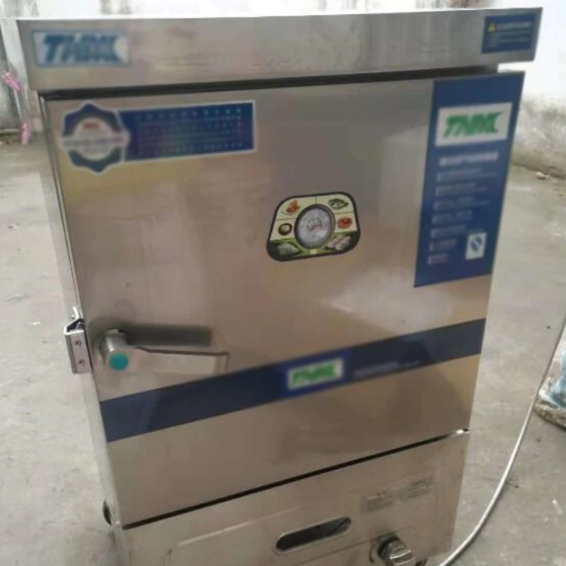 Stainless Steel Commercial Digital Electric Dumpling Single door Gas Rice Steamer Cabinet