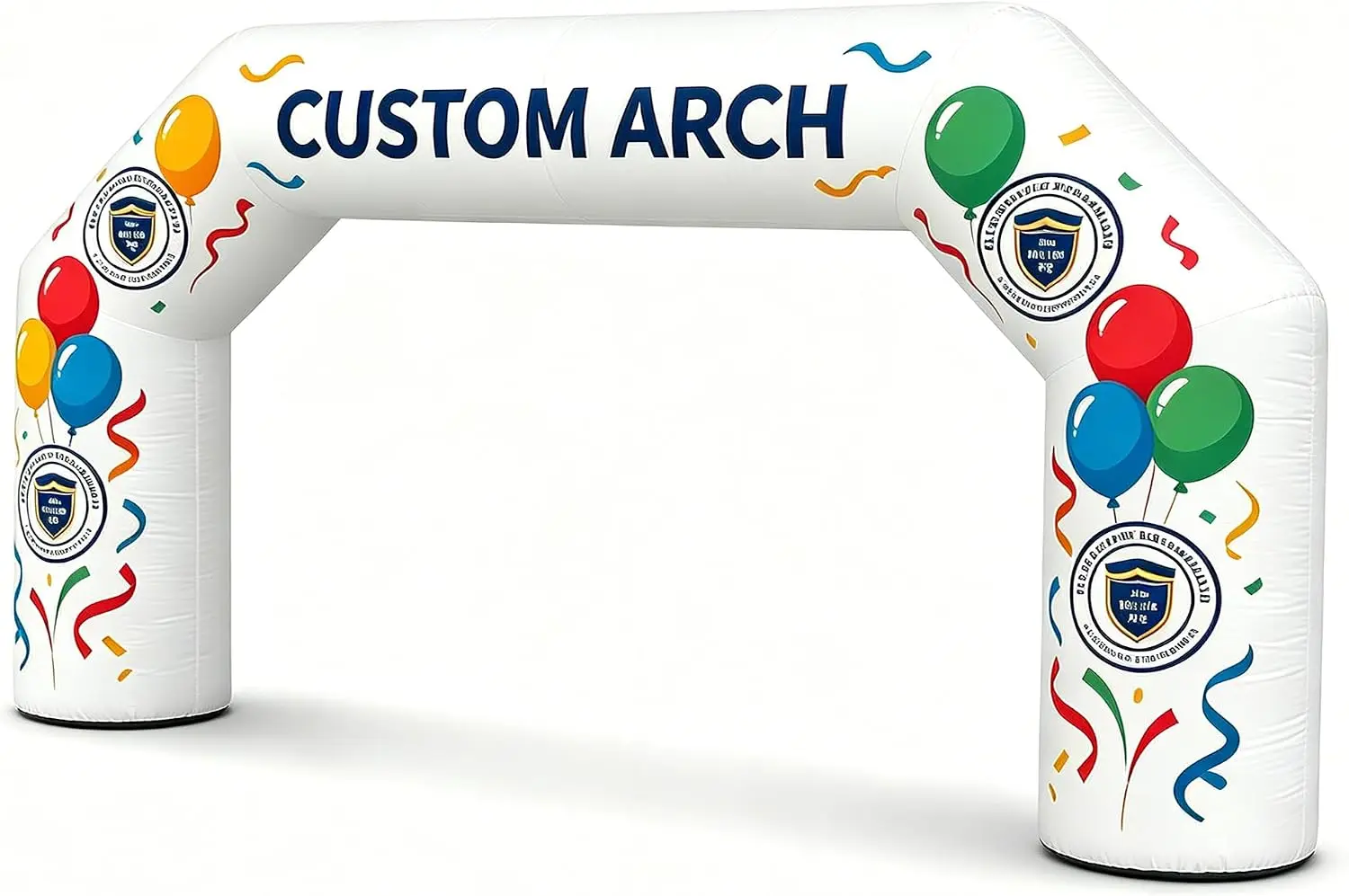 16.4FT Custom Inflatable Arch with Logo & Text-Multiple Shapes Available | Full Color Printed Personalized Arch for Trade Shows,
