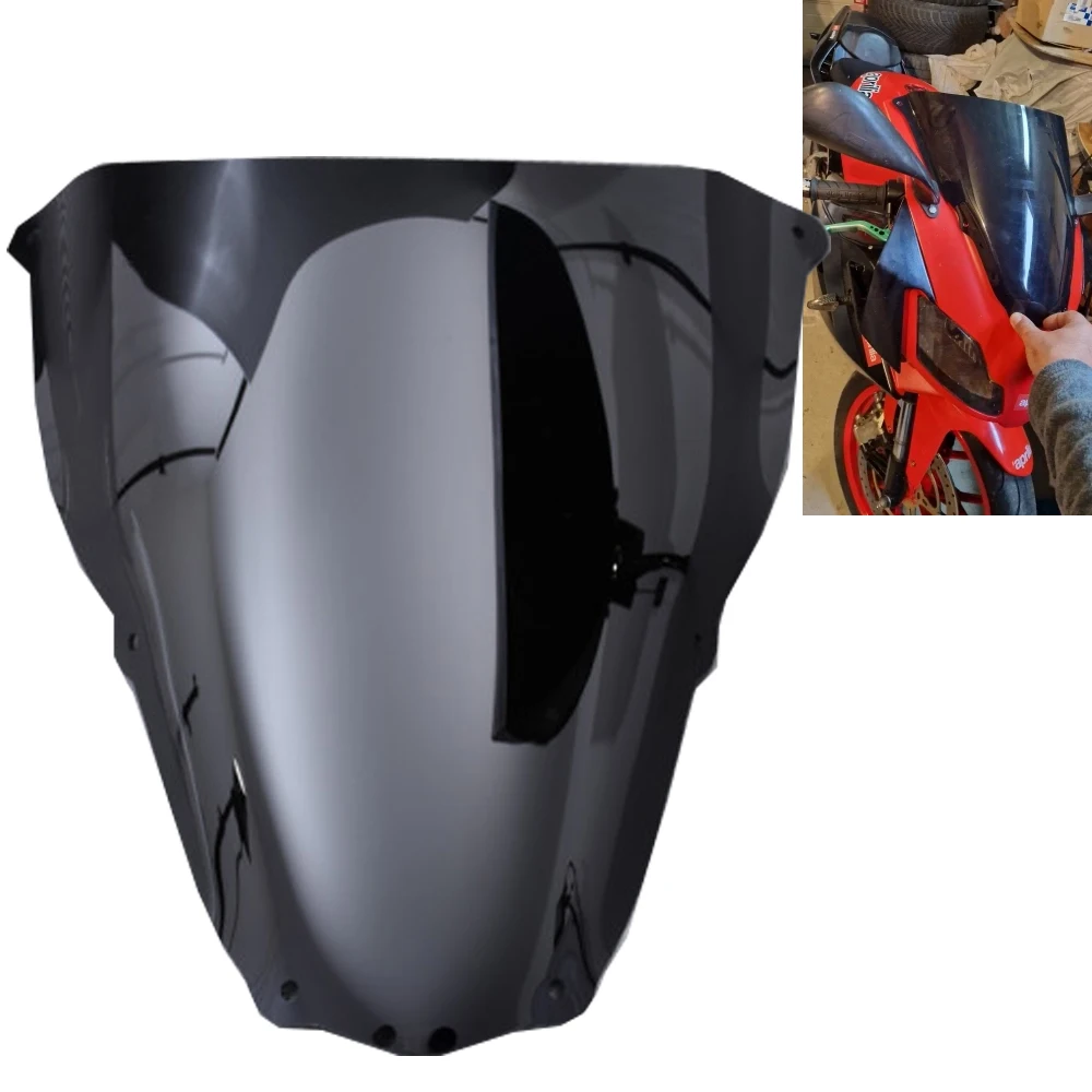 

Ветровое стекло RS50, ветровое стекло для Aprilia RS 125 50 2006 07 08 2009 2010 RS125, аксессуары для экрана с двойными пузырьками