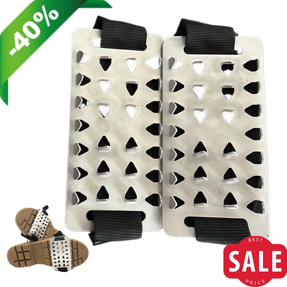 

Ледяные шипы Снежные тяговые шипы Кошки для ходьбы по снегу и льду Нескользящие кошки Стрейч без шнуровки для прогулок Бег Походы