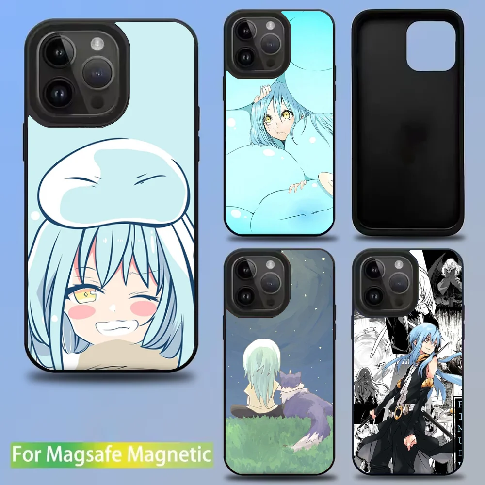 

T-Tensei Slime R-Rimuru Anime Phone Case For iPhone16,15,14,13,12,11,Pro,Max,Plus,Mini,SE New Magsafe Magnetic Wireless Charging