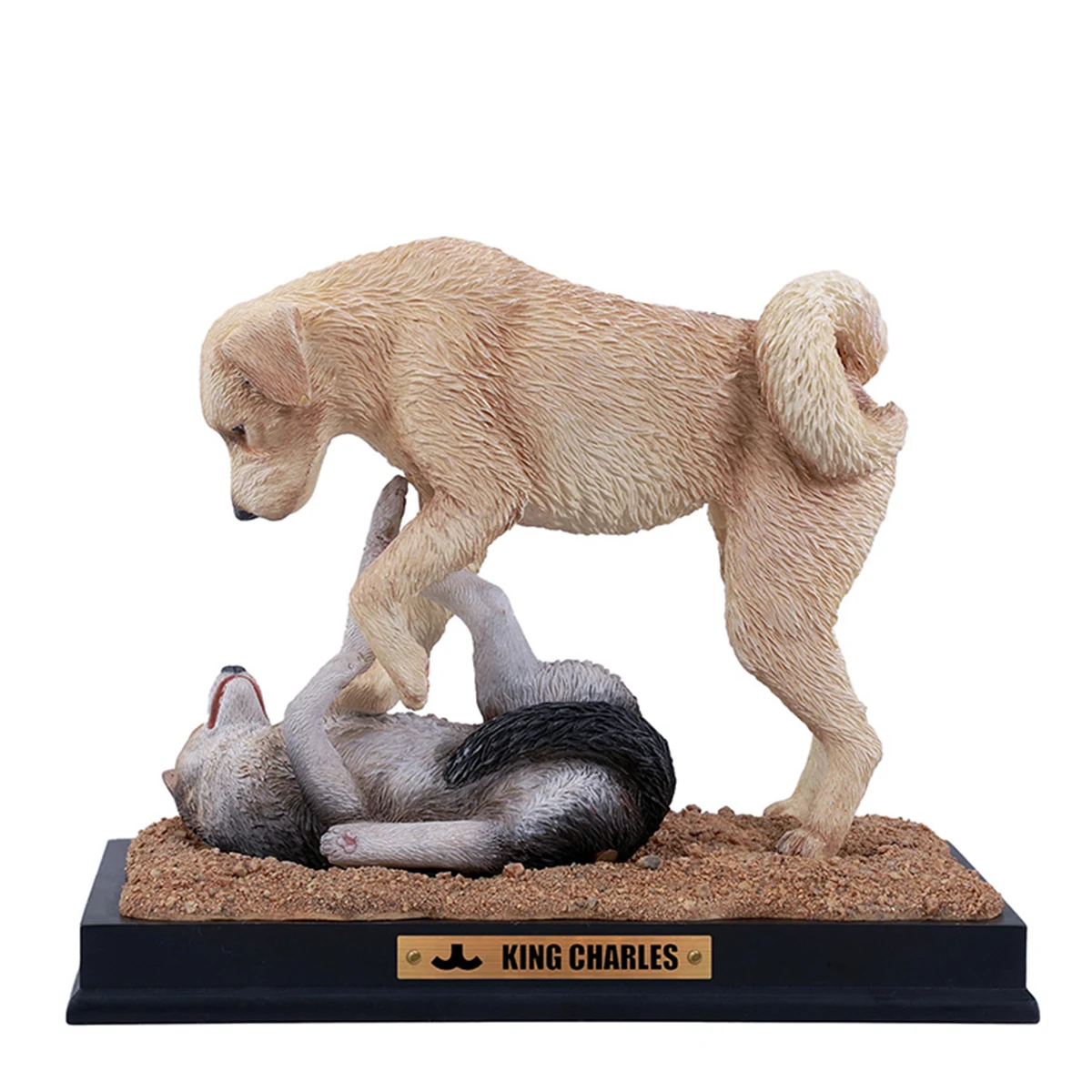 

HIPLAY JXK King Charles Static Dog Animal Figurine