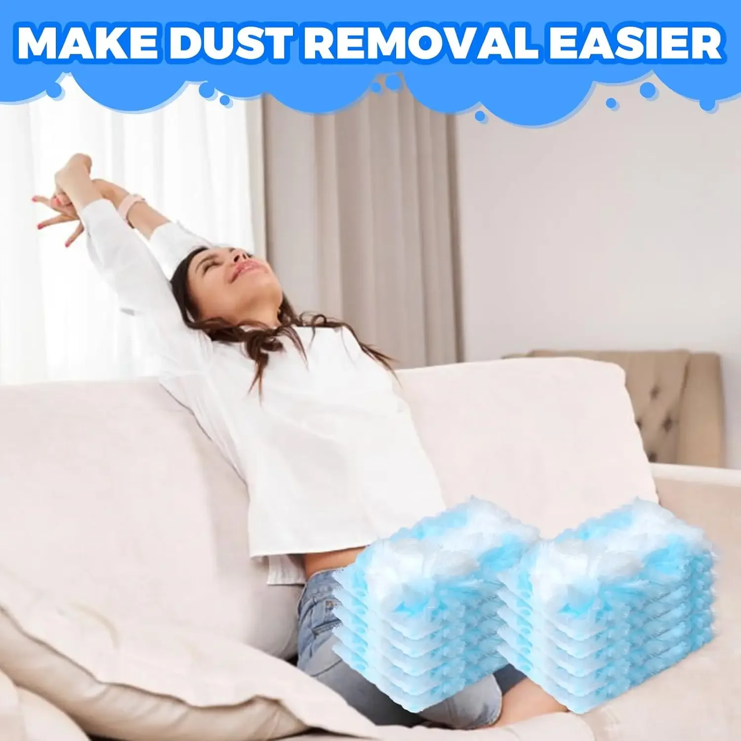 Duster Refills Compatible with Heavy Duty Duster Refill,10 Count Dusters for Swiffer Duster Kit,Dusters for Cleaning/Electronics