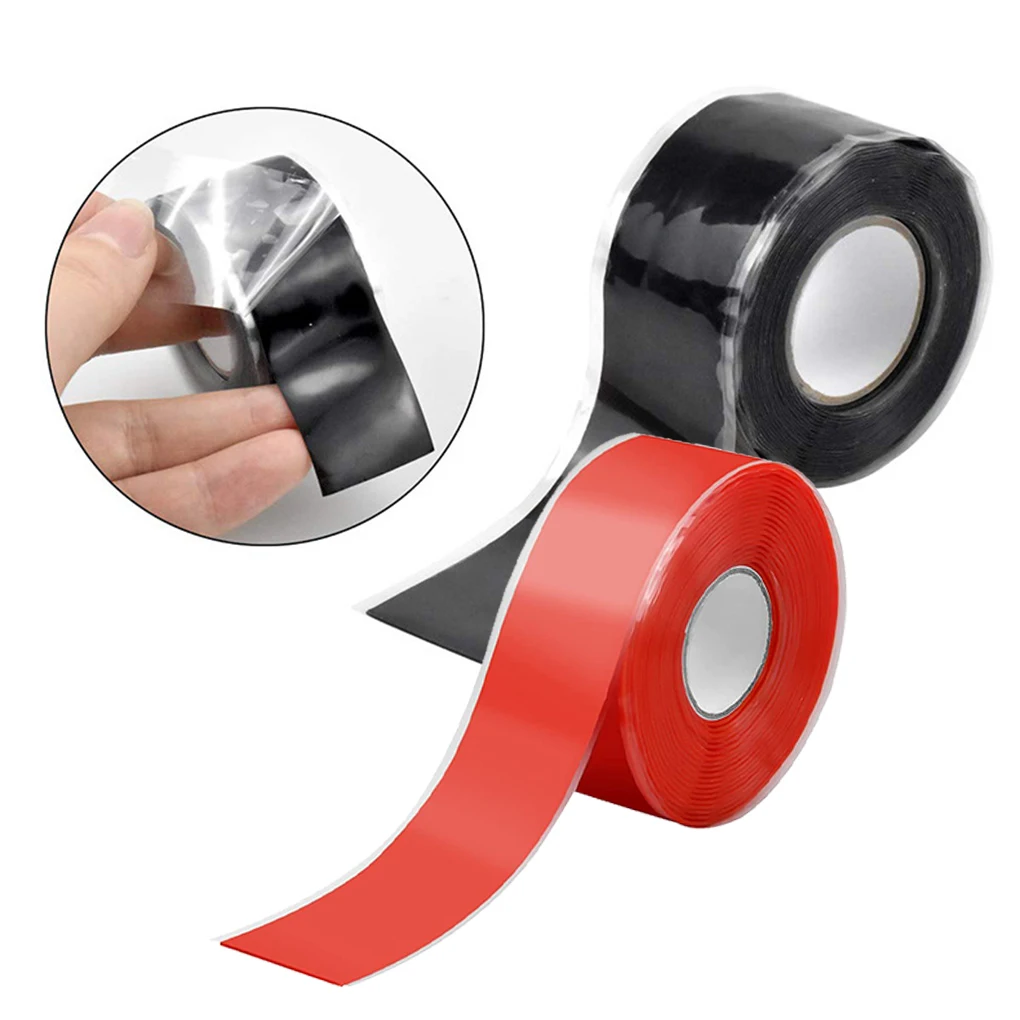 Silicone Self-adhesive Tape Bathroom Faucet Waterproof Heat-resistant Leak-trapping Tape Water Pipe Sealing Insulating Tape