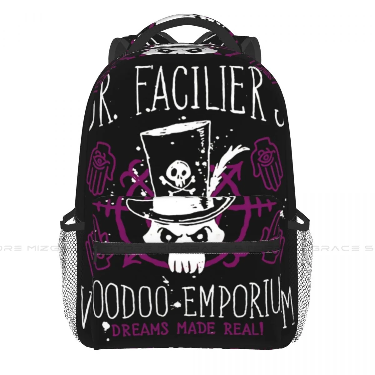 

Voodoo Emporium Backpack for Girls Boys Mystery Tarot Card Travel Rucksack Daypack for Teenage School Laptop