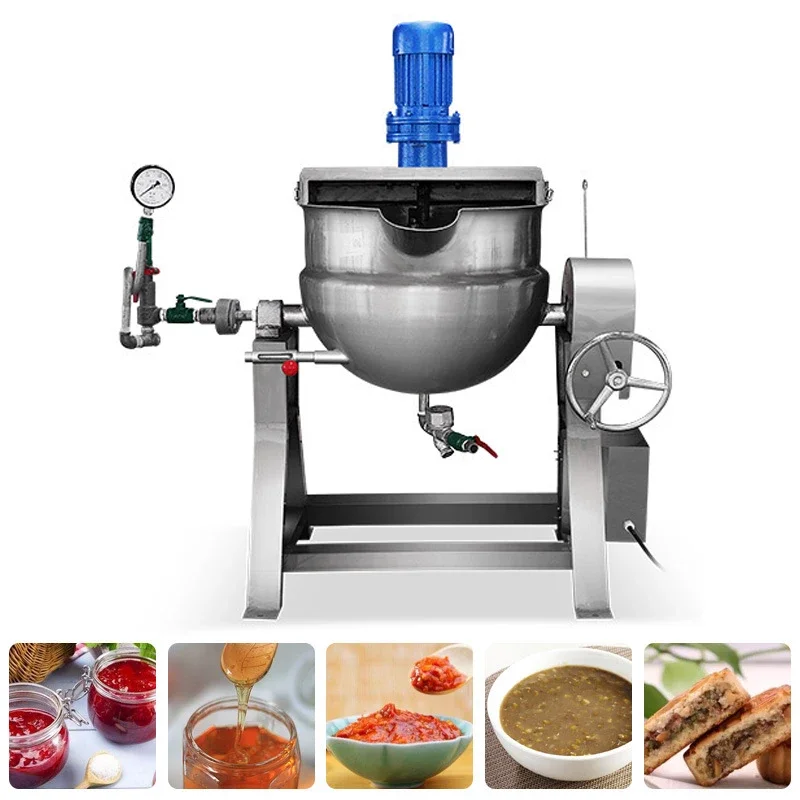 온도 조절 혼합 재킷 냄비, 전자동 수프 냄비, 웍, 요리 냄비, 전기 가열, 스터핑 믹서, 신제품