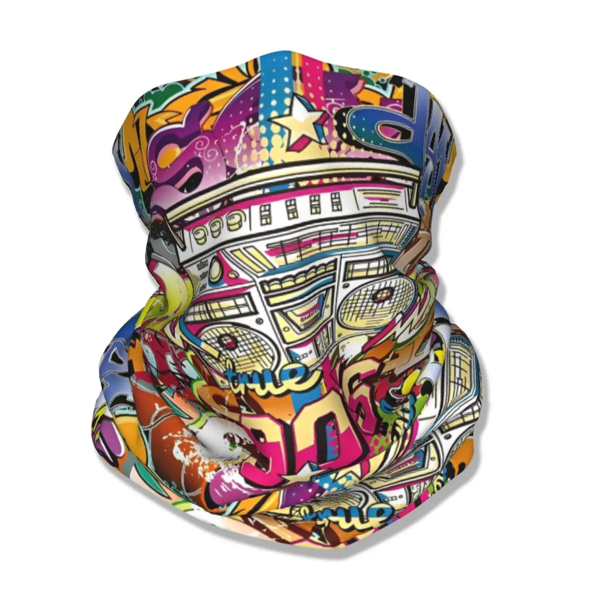 

Музыка 90-х годов, красочная бандана, гетры с принтом, маска, шарф, многофункциональная маска для лица для верховой езды, унисекс, для взрослых, весь сезон