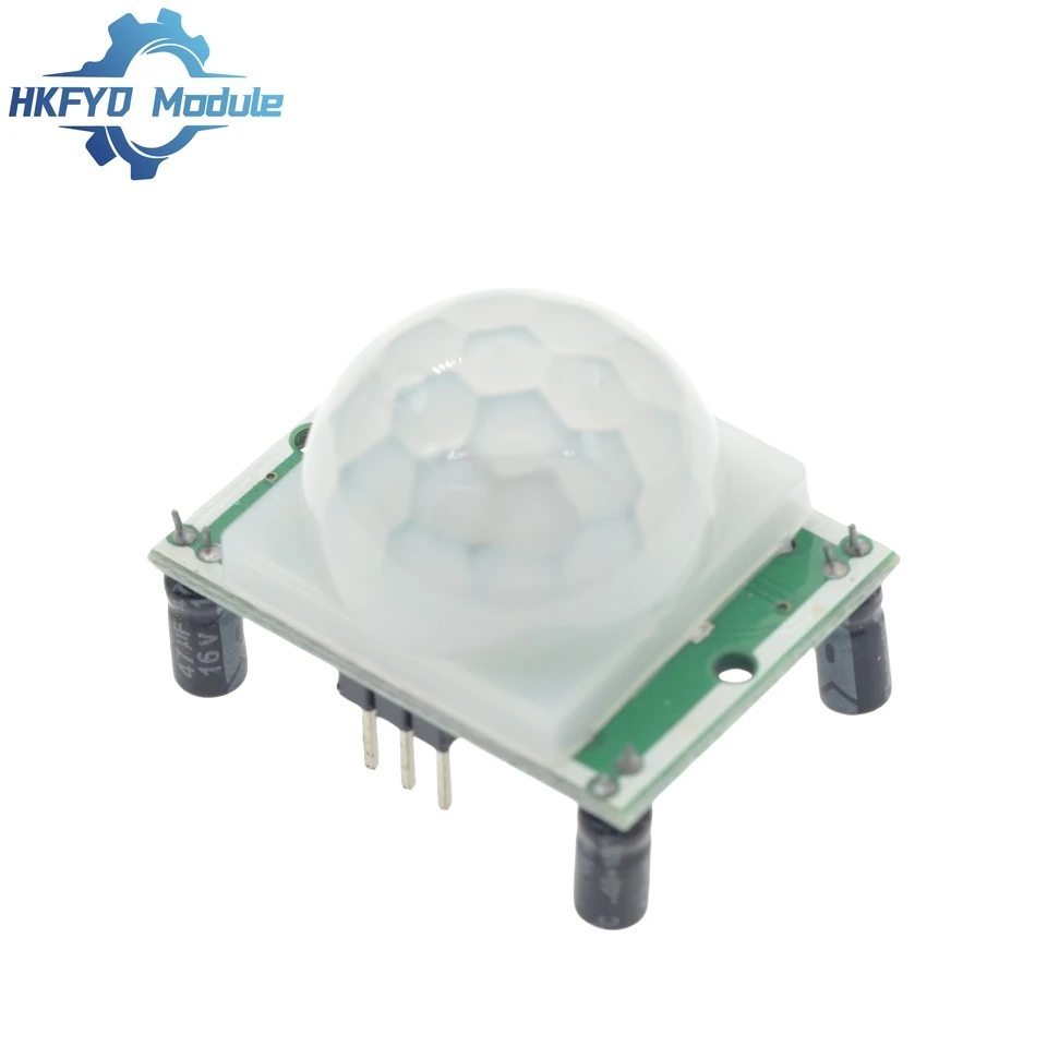 1-10pcs HC-SR501 ปรับ IR Pyroelectric อินฟราเรด PIR อินฟราเรด Motion Sensor Detector โมดูลสําหรับ Arduino สําหรับ Raspberry Pi