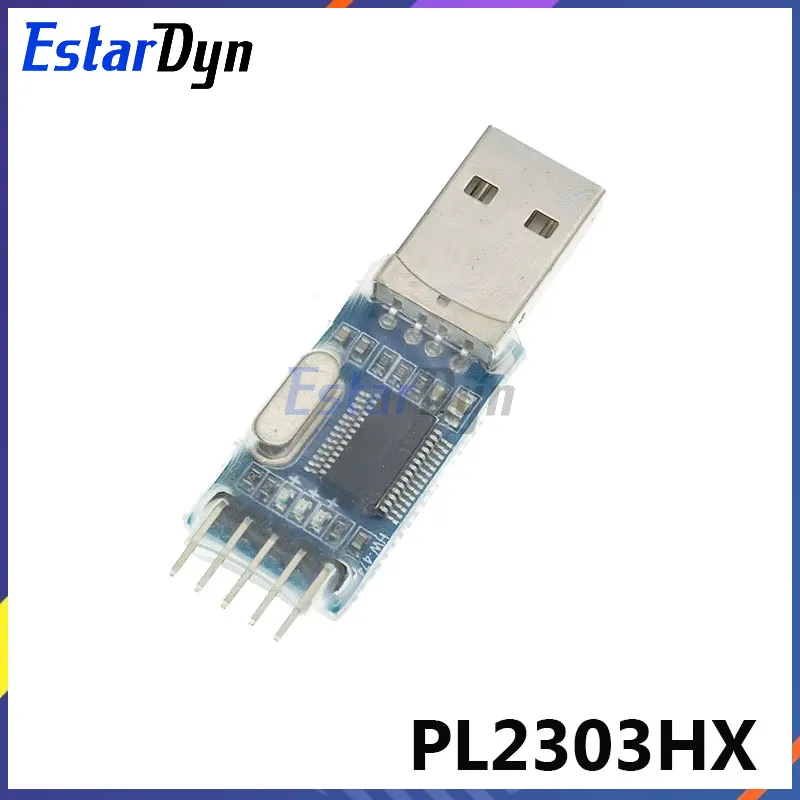 Estardyn usb to ttlモジュール、usb to uart ttlモジュール、pl2303hx、cp2102 ch340g、5ピン、pl2303