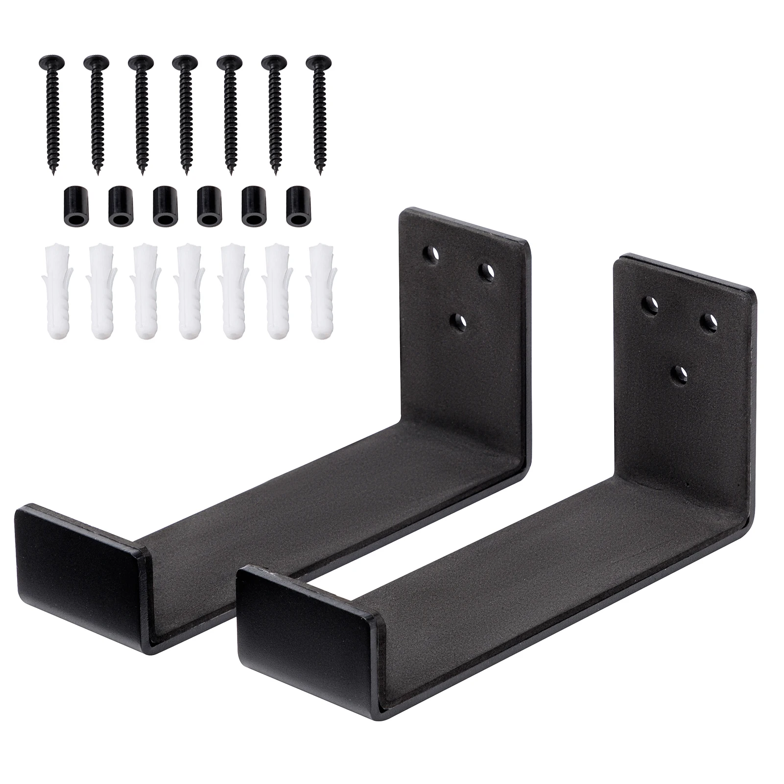 

Wall-Mount Surfboard Rack Aluminum Alloy Surfboard Display Mount for Surfboard Short Board Long Board Size 5 x 16.5 x 7.5cm