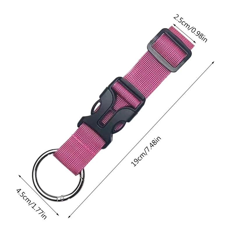 Luggage Strap Baggage Suitcase Belt Jackets Gripper Strap with O-Ring Easy to Carry Extras Bags Outdoor Travel Camping Accessory