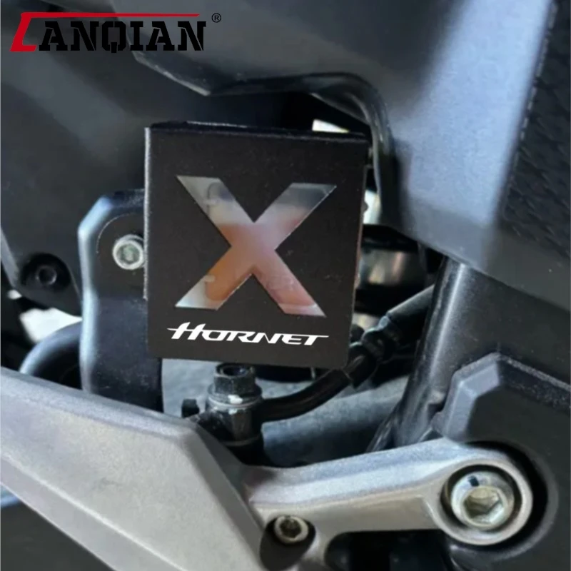 

For Honda NX500 NX400 CB500X CB 500 Hornet 2023 2024 2025 NX 500 400 Rear Brake Fluid Tank Reservoir Oil Cover Protector Guard