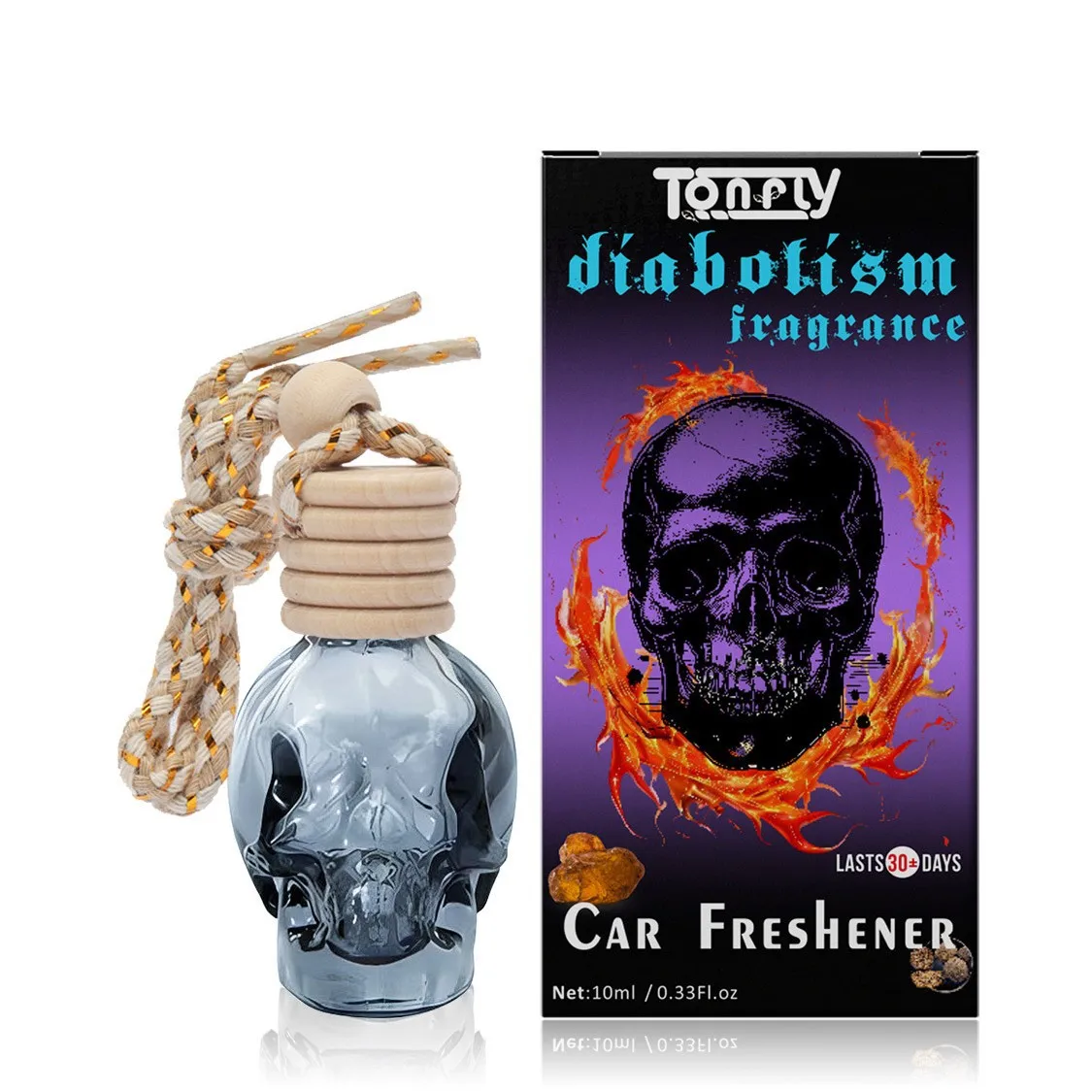 

Tonfly Crystal Car Perfume - Floral & Fruity Scent Long-lasting Fresh Mini Portable Auto Vent Fragrance Car Perfume