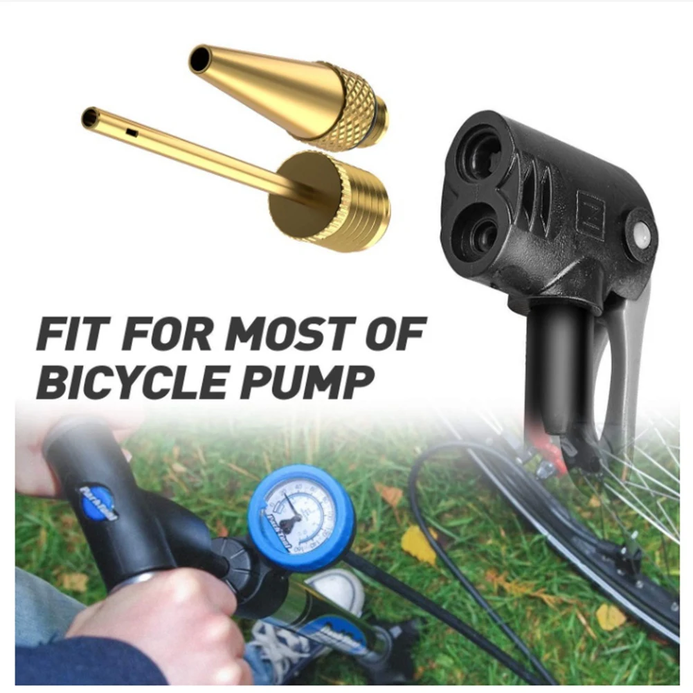 25Pcs Bicycle Valve Adapter Bicycle Valve Manifold Valve Adapter Sv Av Dv Bicycle Pump Ball Pump Needle Inflator Fits