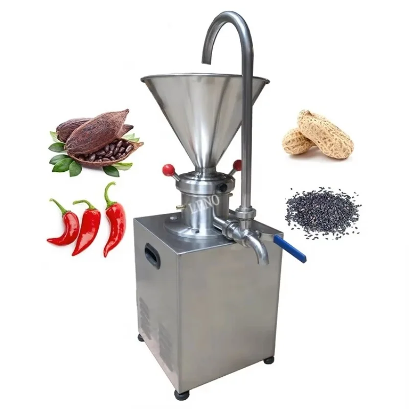 

Grinding machine vertical stainless steel colloid mill grinding peanut butter soybean milk sesame pepper emulsion