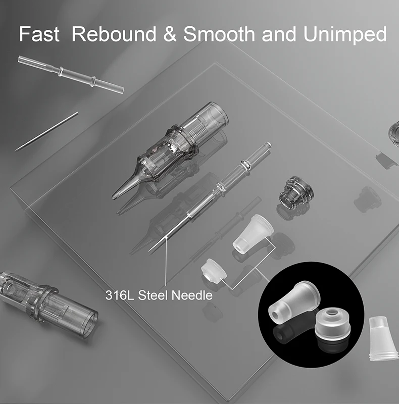 20 قطعة خرطوشة الوشم المتاح الماس الإبر إبرة مختلطة آلة الوشم ل الحاجب كحل تجميل دائم #3