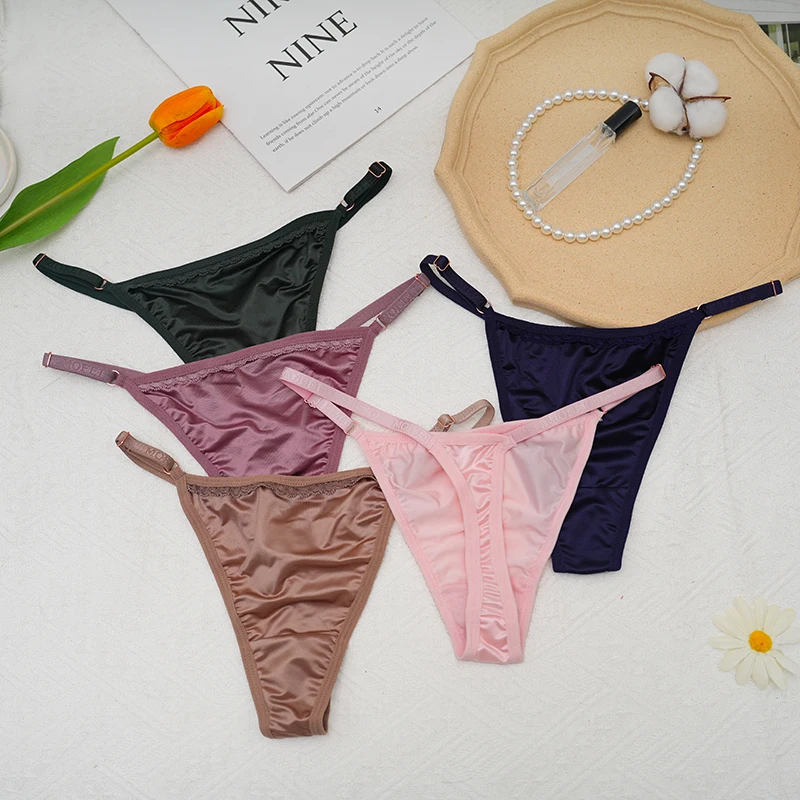 ملابس داخلية نسائية مثيرة منخفضة الخصر على شكل حرف T مغرية ملابس داخلية مريحة للتنفس