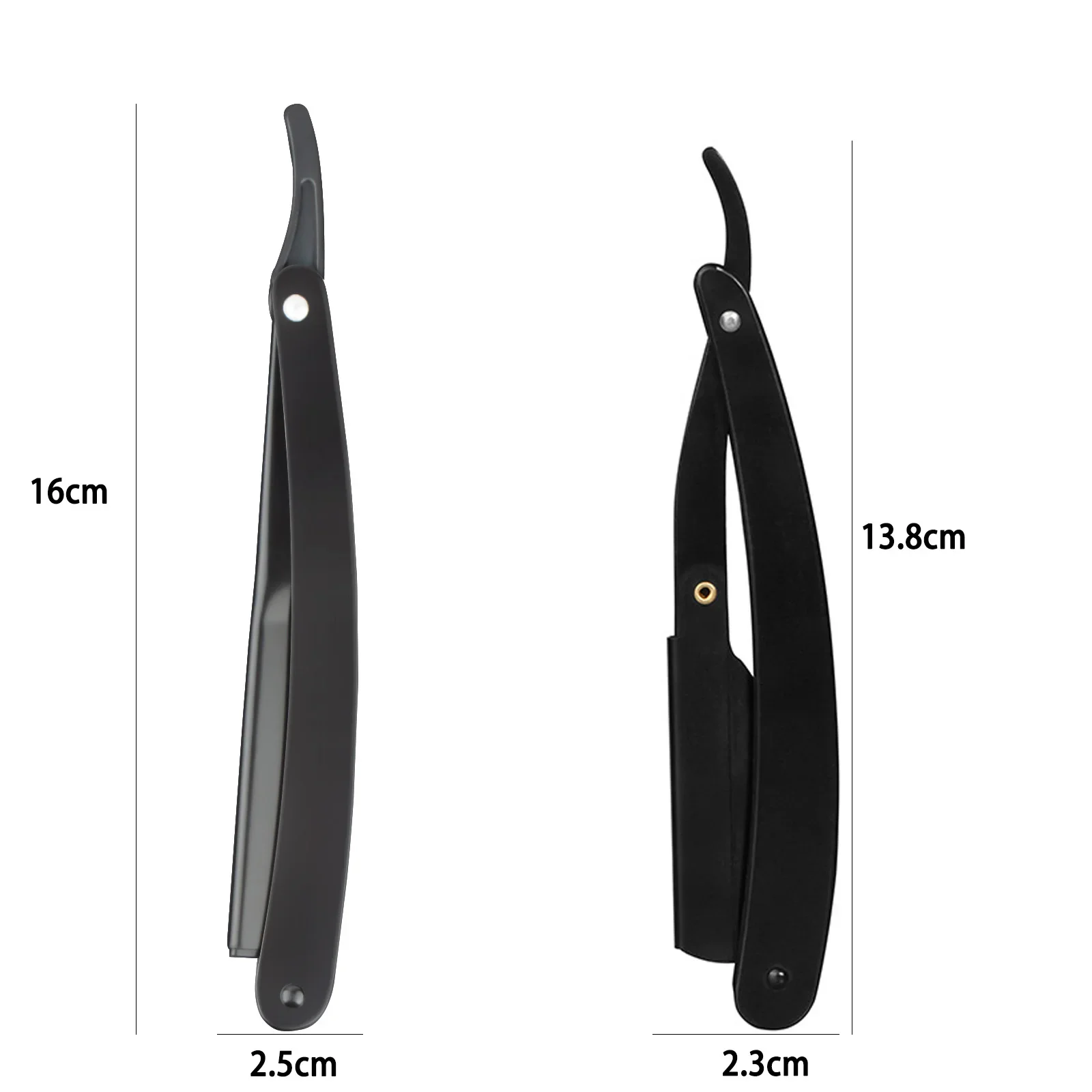 1 brzytwa + 10 ostrzy z podwójną krawędzią Profesjonalny zestaw brzytek ze stali nierdzewnej Składana brzytwa męska Narzędzia fryzjerskie