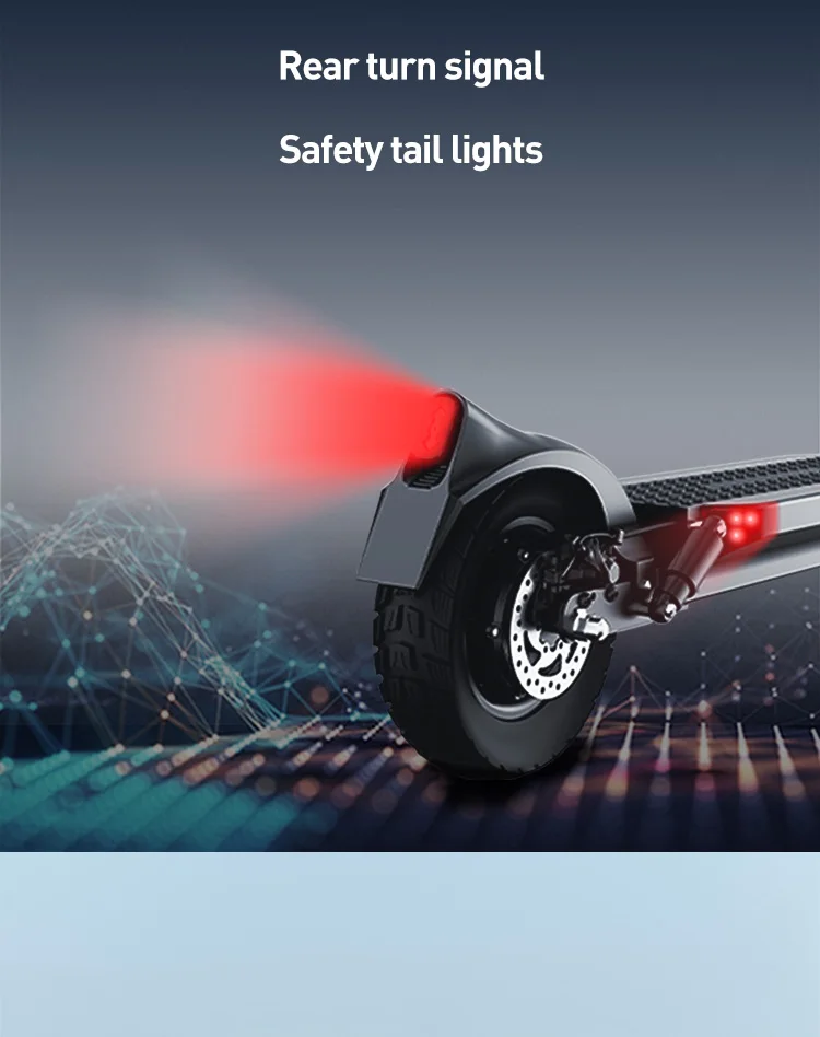 JOYOR Y6-S Elektroroller für Erwachsene, 48V 18AH Akku, faltbarer E-Scooter, 10 Zoll Luftreifen, All-Terrain E-Scooter – Detail 15