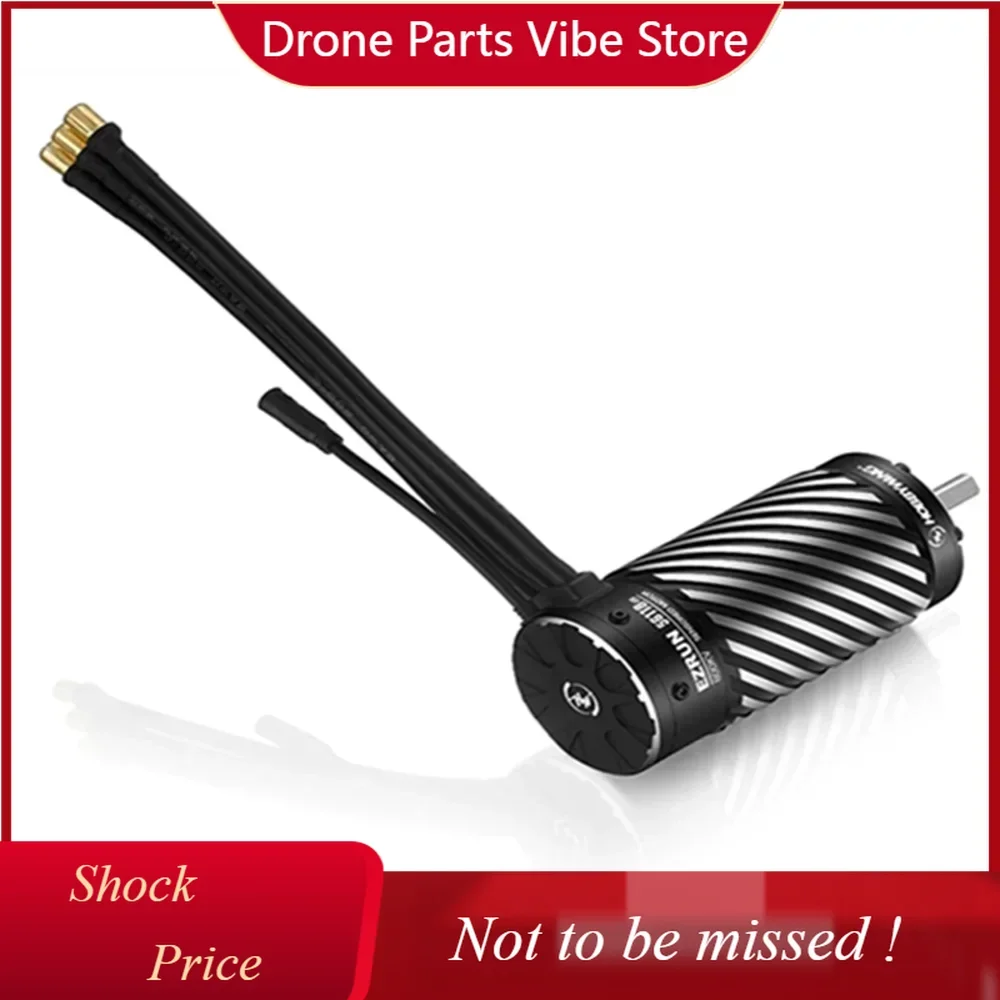 جهاز تحكم إلكتروني بدون فرشاة DP Hobbywing EZRUN MAX5 HV G2 250A مزود بمستشعر مع محركات 56118SD بقوة 650KV و800KV و1100KV لشاحنات وسيارات بمقياس 1/5