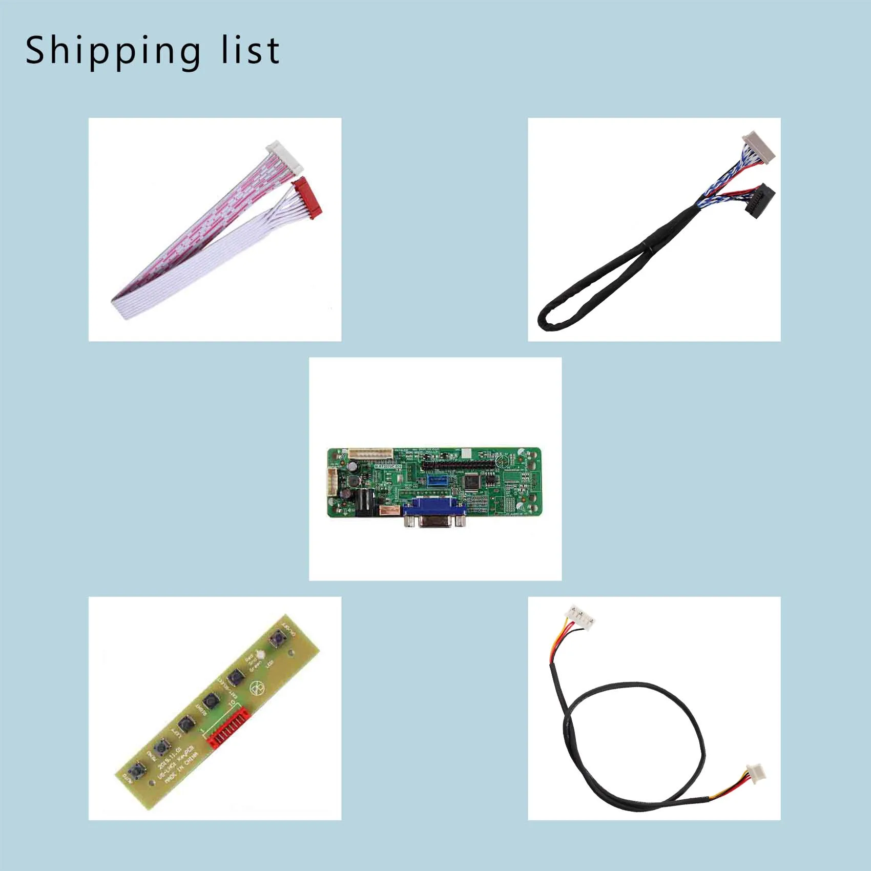 لوحة تحكم VGA LCD لشاشة LCD مقاس 15 بوصة 1024x768 g150zan02.1