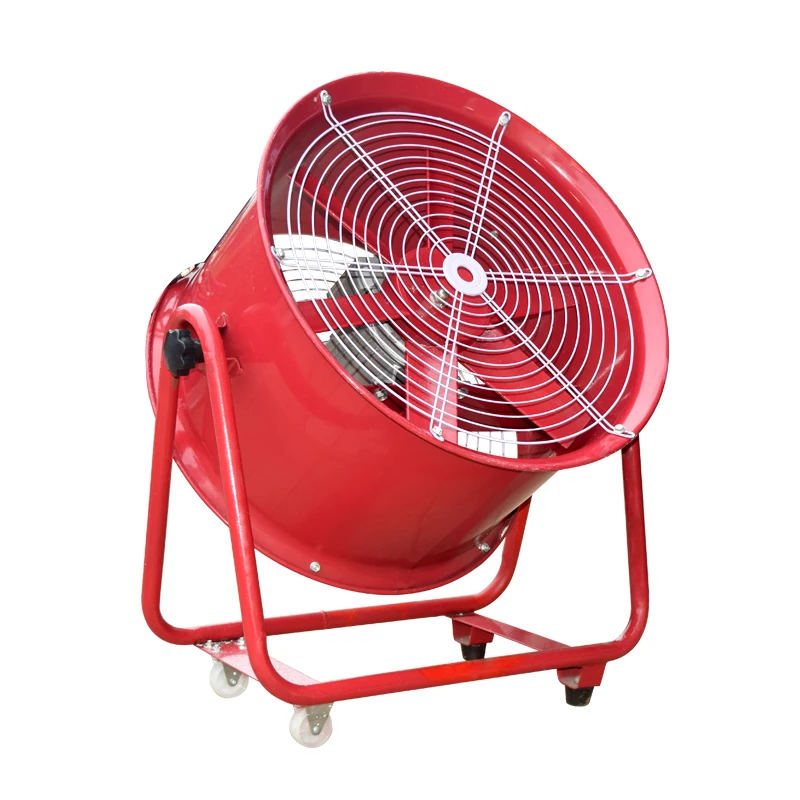 Portable mobile axial flow fan 220V exhaust fan exhaust blower, suitable for multiple locations in limited space