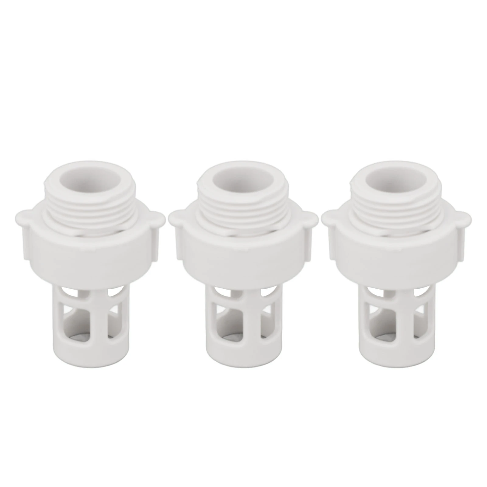 3PCS Hose Drain Plug Connector Pool Pipe Adapter Water Drainage Plug for Intex 10184 Round Swimming Pools 25mm Thread