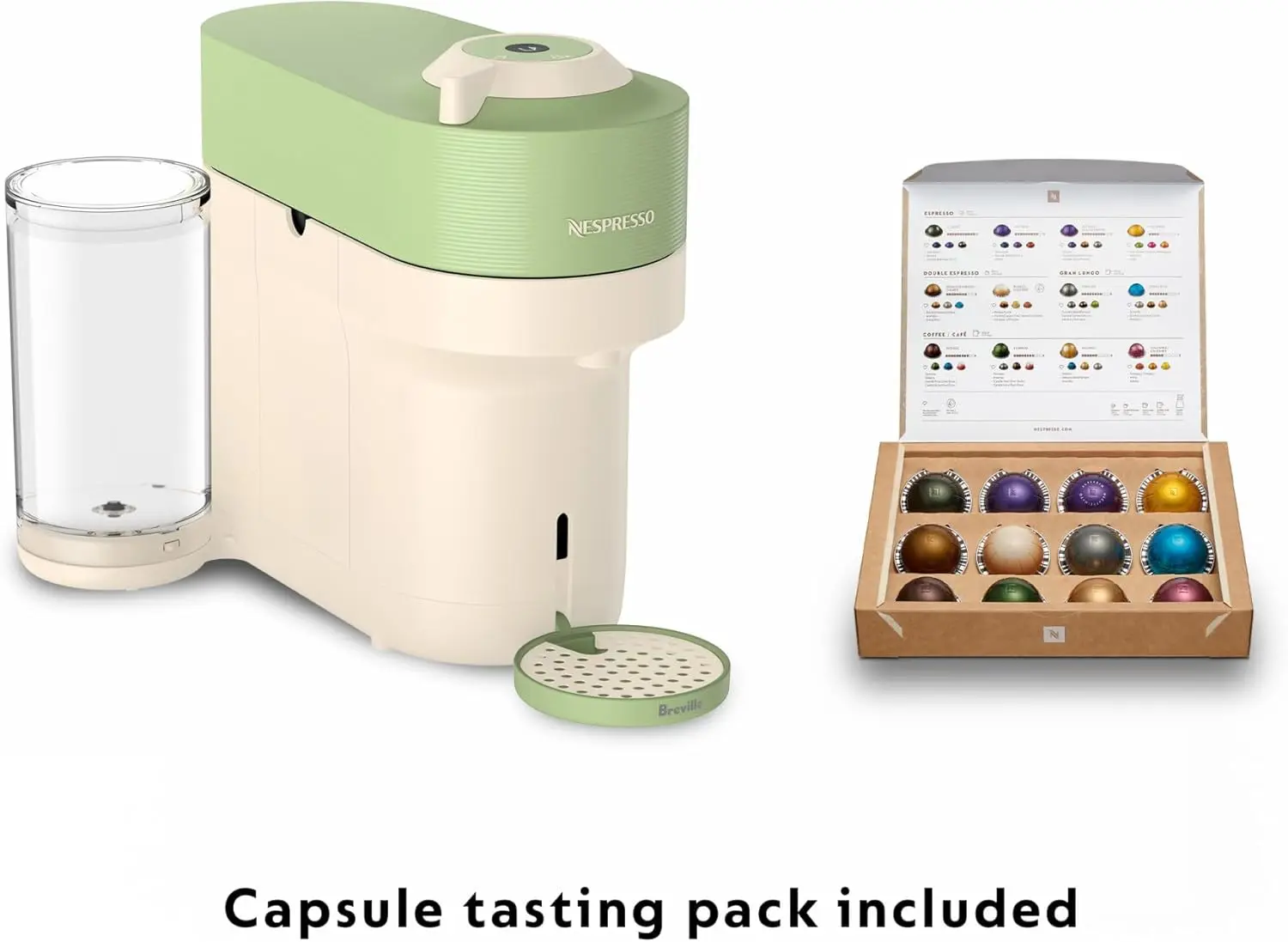 Vertuo Pop+ Summer Limited Edition by Breville, Pistachio