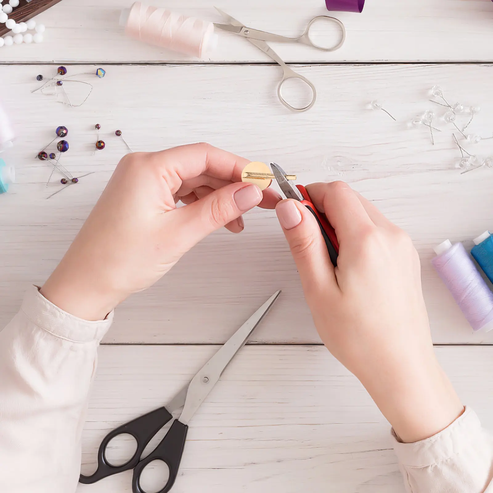 

50 шт. винтажных заколок для волос, гладкие железные зажимы для пучка, клипсы для хвоста в китайском стиле, аксессуары для волос своими руками, женские украшения для волос