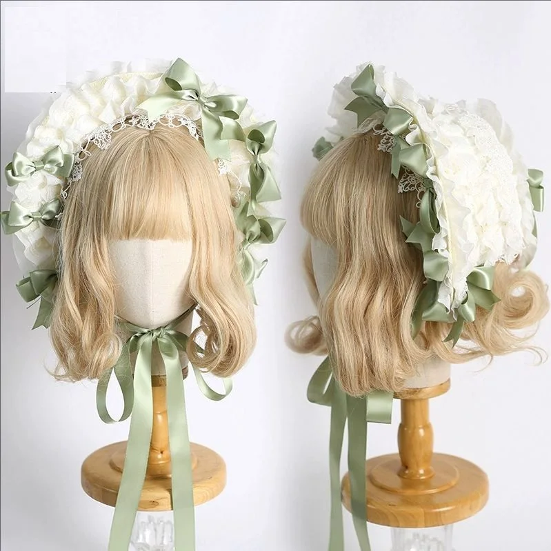 قبعة قش دانتيل لوليتا على الطراز الريفي متعددة الألوان تذكر bnt قبعة من القش على طراز فرنسا #6