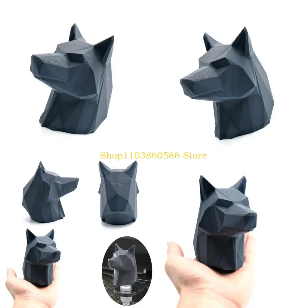 

242A Художественная защита автомобильного фаркопа с волчьей головой 50 мм, нержавеющая крышка, простой монтаж