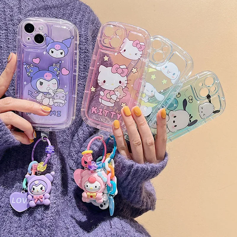 Sanrio Hello Kitty Case Kuromi Melody For IPHONE 15PROMAX 15PLUS 15PRO 15 14PROMAX 14PLUS 14PRO 14 13PROMAX 13MINI 13PRO 12Cover