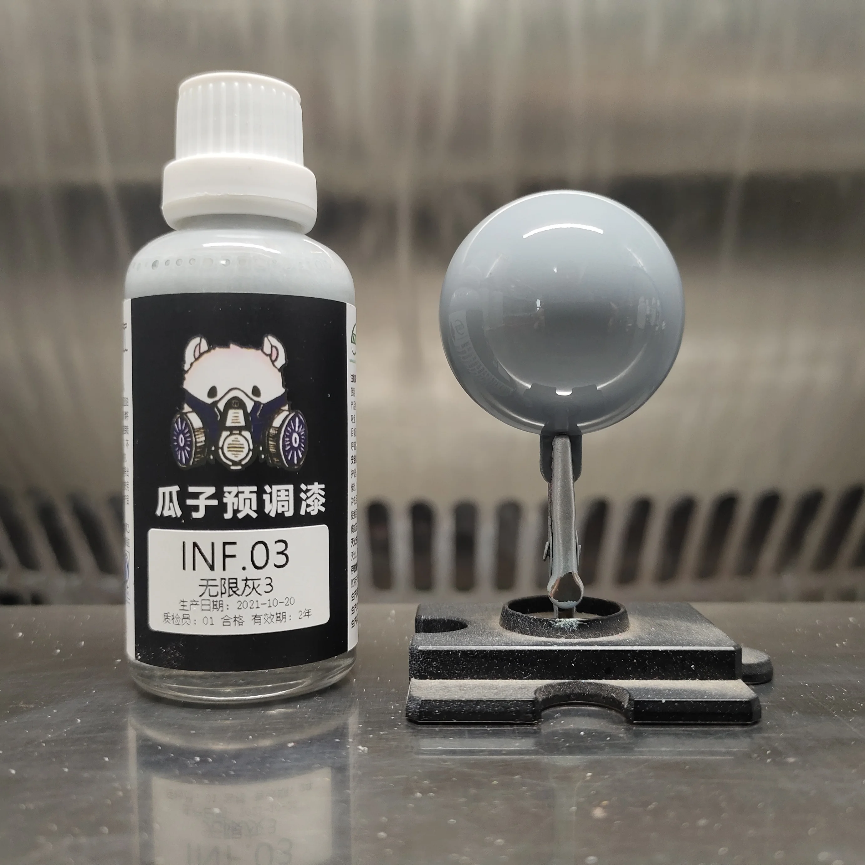 

Paint Pigment Infinite Infinite Grey 3 Skeleton Color Separation Spray Coating Airbrush Oiliness Model Coloring INF.03 50ML